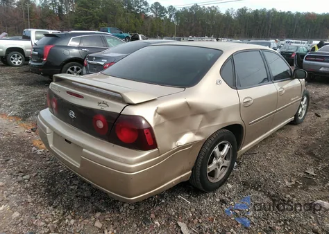 2004 Chevrolet Impala Ls из США, поврежденный, VIN 2G1WH55K349193436